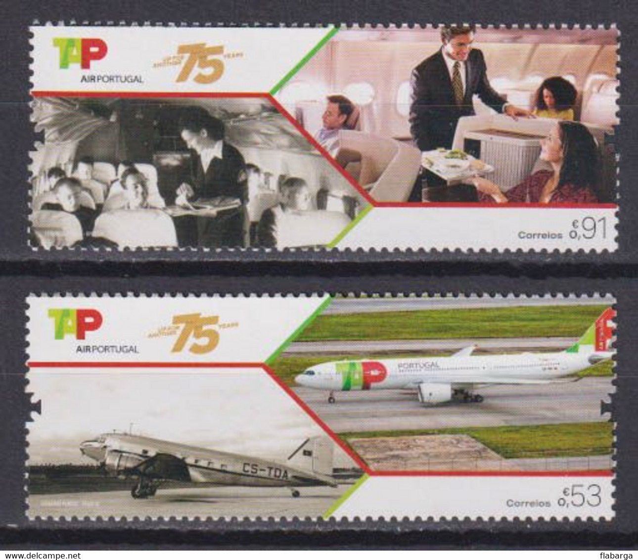 Año 2020 Nº 4622/3 Transporte Aereos - Unused Stamps