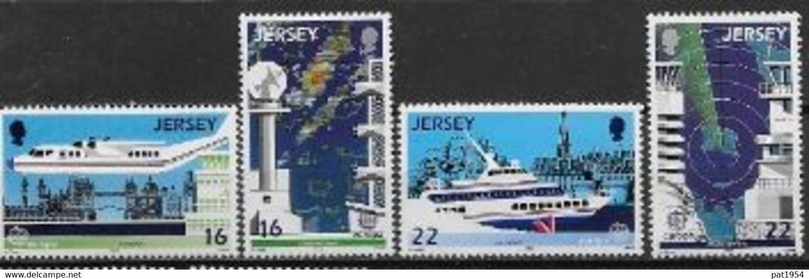 Jersey 1988 N° 429/432 Neufs  Europa Transports Et Communications - 1988