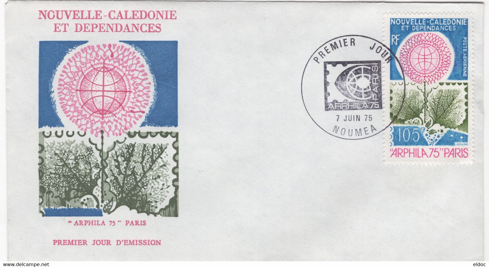 NOUVELLE CALEDONIE: Yvert Poste Aérienne N°166 - Enveloppe 1er Jour - Sonstige & Ohne Zuordnung