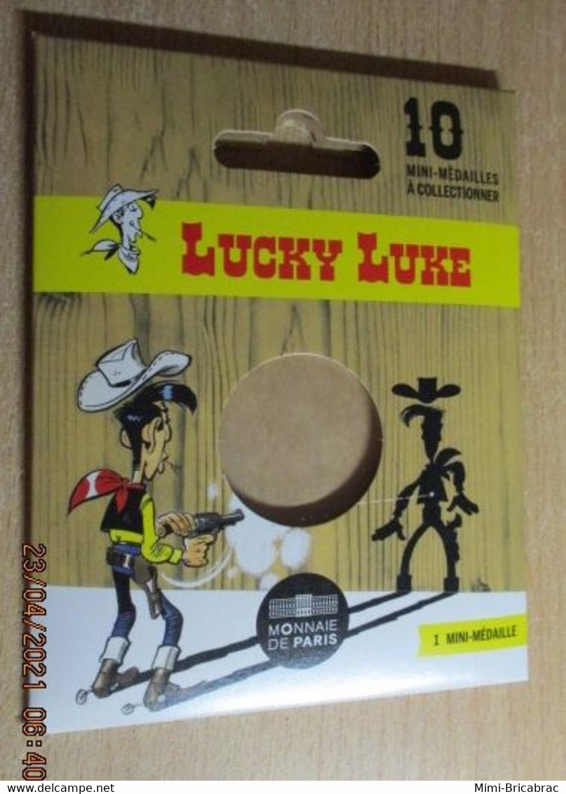 On Ne Jete Rien ! POCHETTE VIDE Ouverte Très Soigneusement MONNAIE DE PARIS LUCKY LUKE 2021 - Sonstige & Ohne Zuordnung