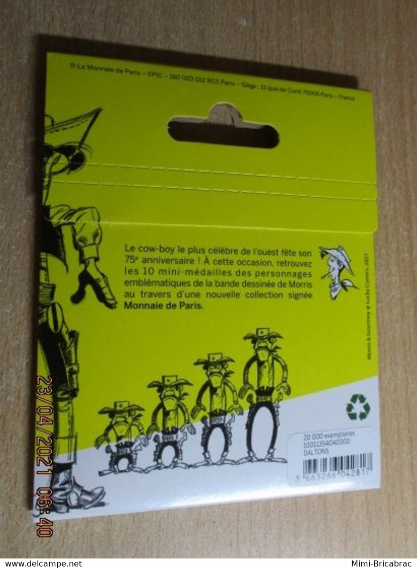 On Ne Jete Rien ! POCHETTE VIDE Ouverte Très Soigneusement MONNAIE DE PARIS LUCKY LUKE 2021 - Schtroumpfs, Les