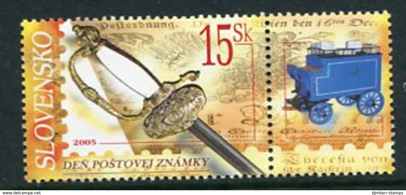 SLOVAKIA 2005 Stamp Day. MNH / **.  Michel 526 - Unused Stamps