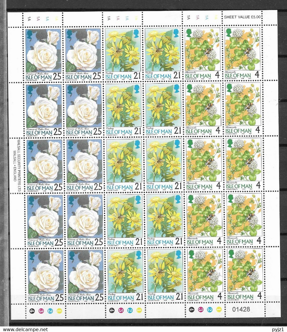 1998 MNH Isle Of Man Sheet - Man (Eiland)