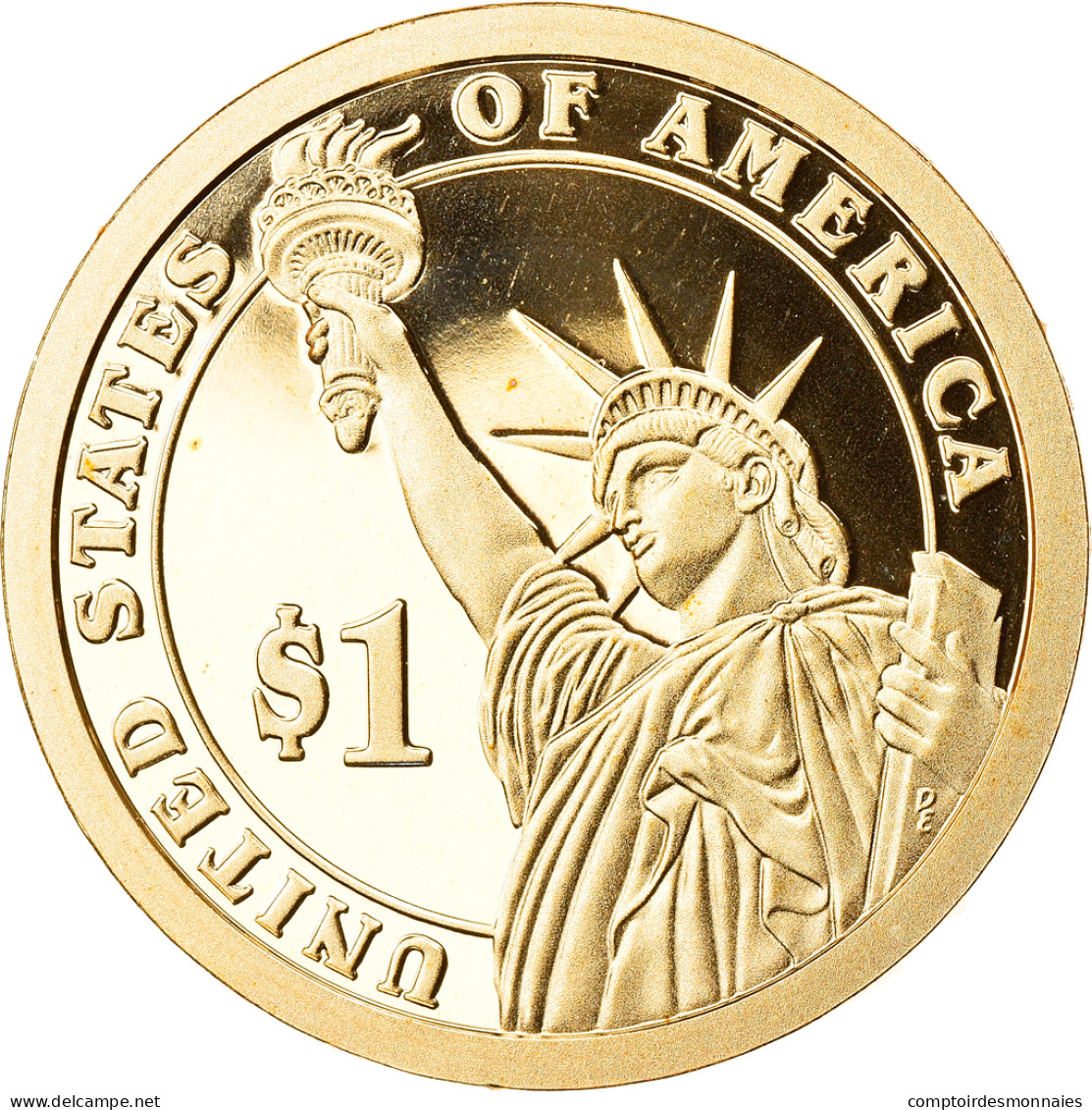 Monnaie, États-Unis, Grover Cleveland (24th), Dollar, 2012, U.S. Mint, San - 2007-…: Presidents