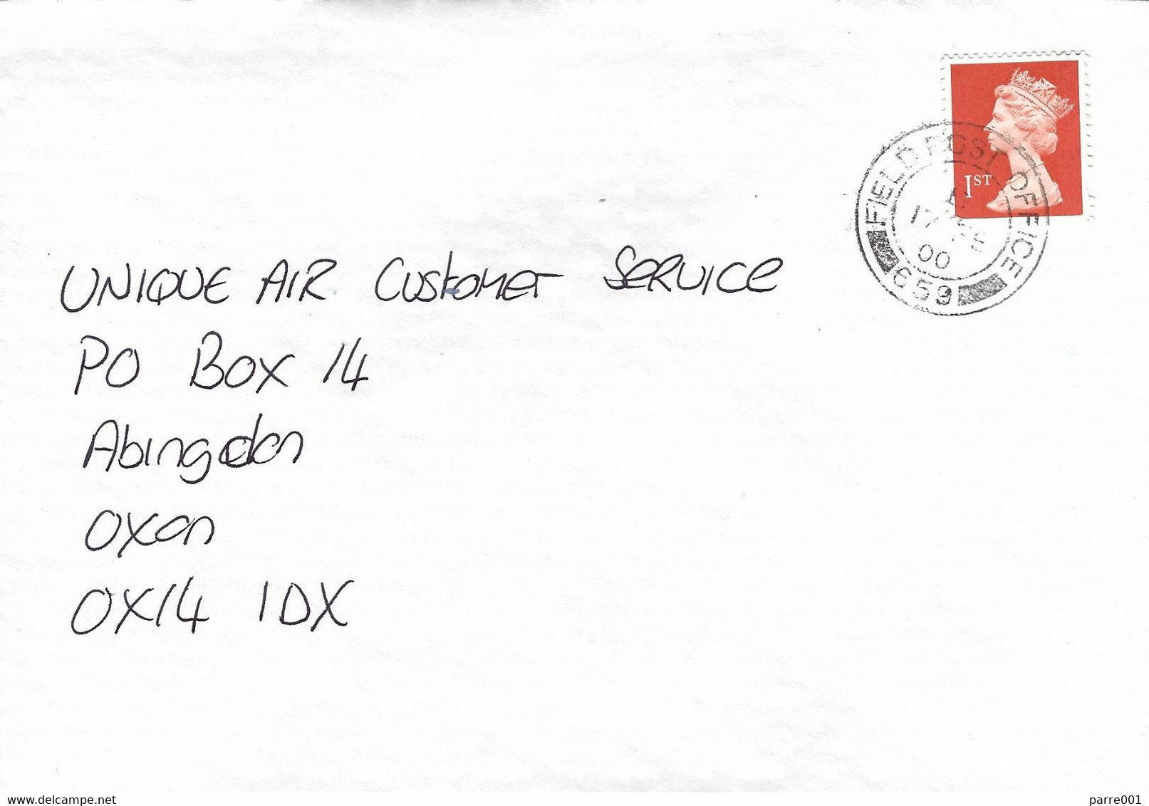 Northern Ireland UK 2000 FPO 659 Ballykelly BFPO 802 Military Forces Cover - Northern Ireland