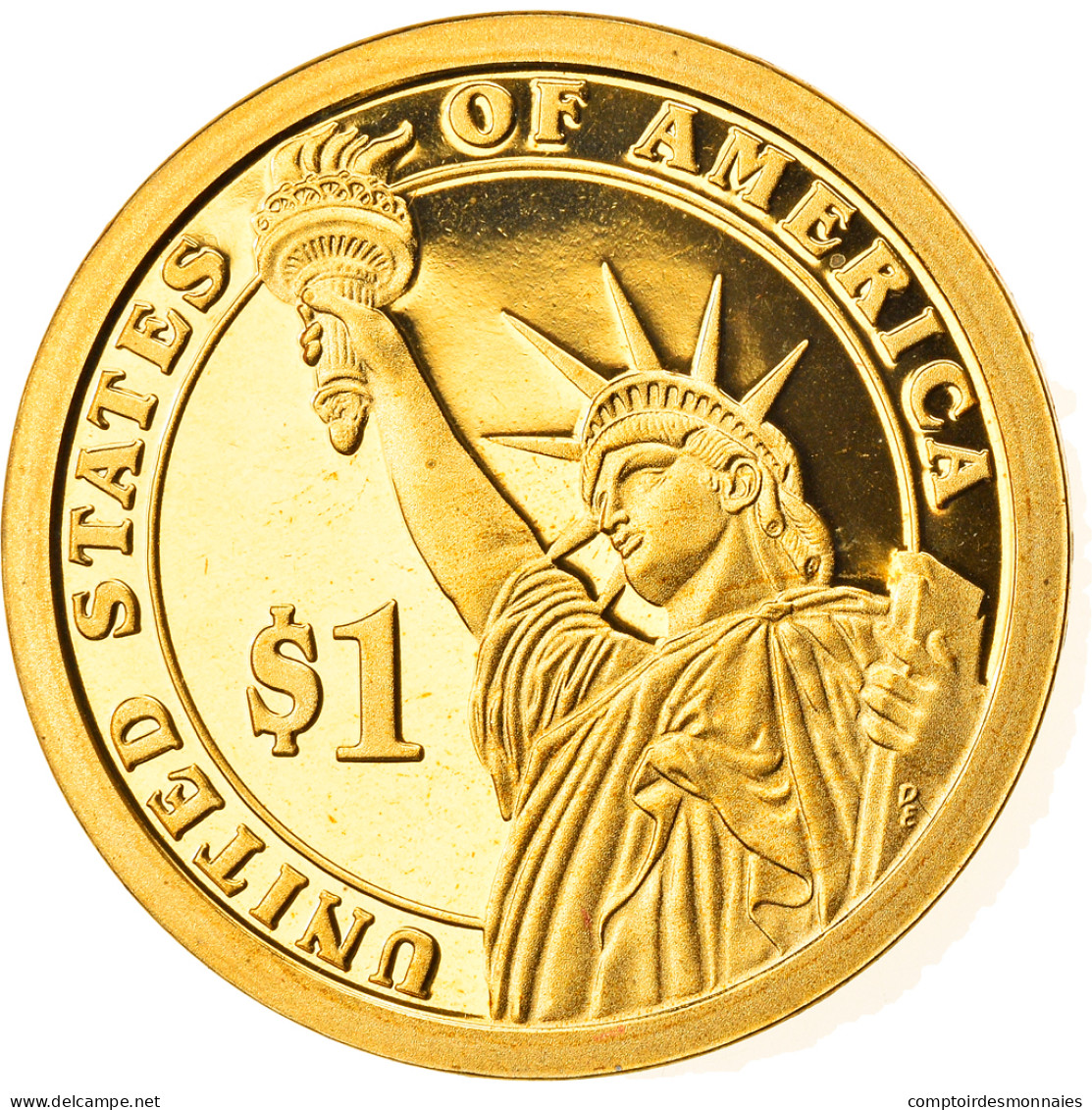 Monnaie, États-Unis, James K. Polk, Dollar, 2009, U.S. Mint, San Francisco - 2007-…: Presidents