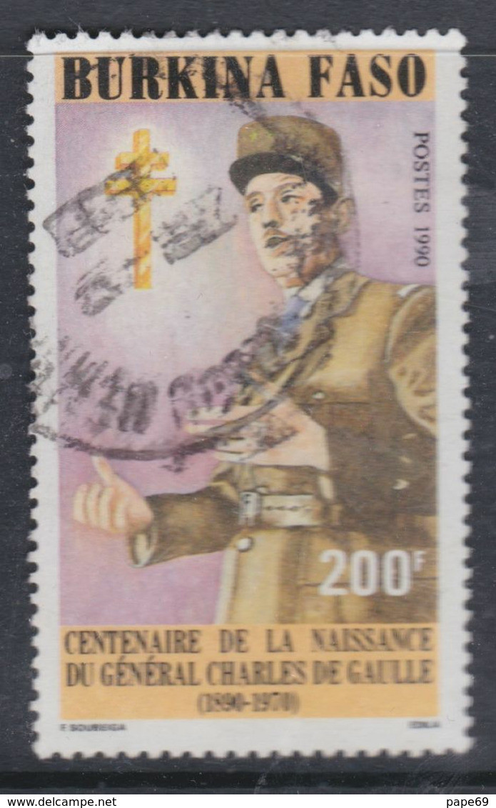 Burkina Faso N° 829 O Centenaire De La Naissance Du Général De Gaulle,  Oblitéré, TB - Burkina Faso (1984-...)