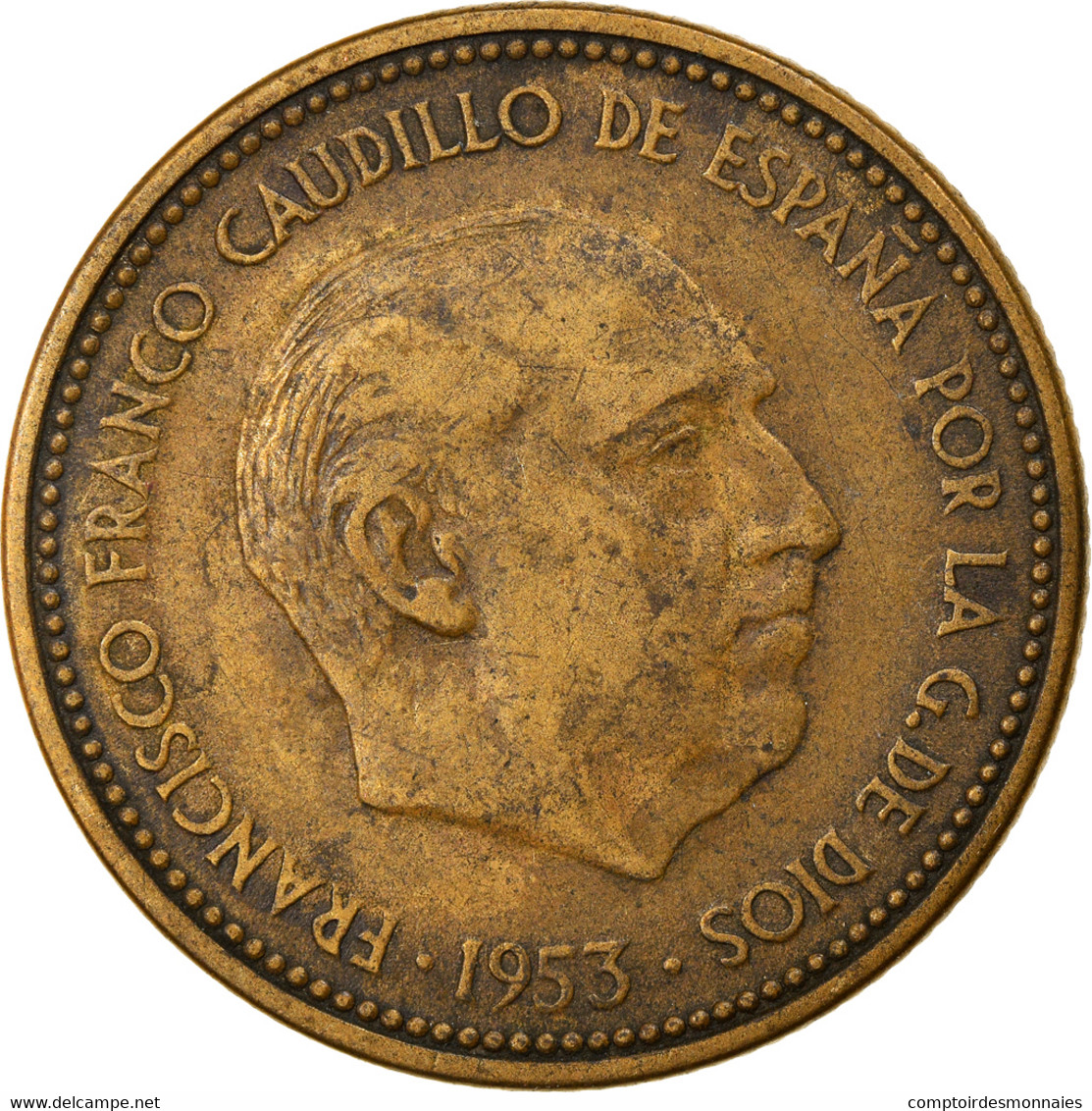 Monnaie, Espagne, Caudillo And Regent, 2-1/2 Pesetas, 1953, TTB - 2 Pesetas