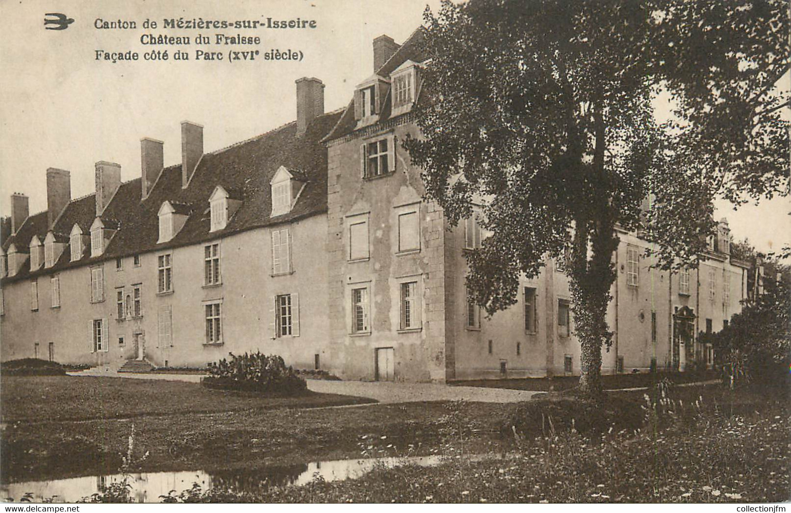 CPA FRANCE 87 " Mezières Sur Issoire, Château Du Fraisse". - Meziere Sur Issoire