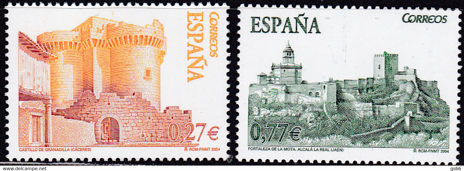 2004, Spanien, 3971/72, Burgen. MNH ** - Ongebruikt