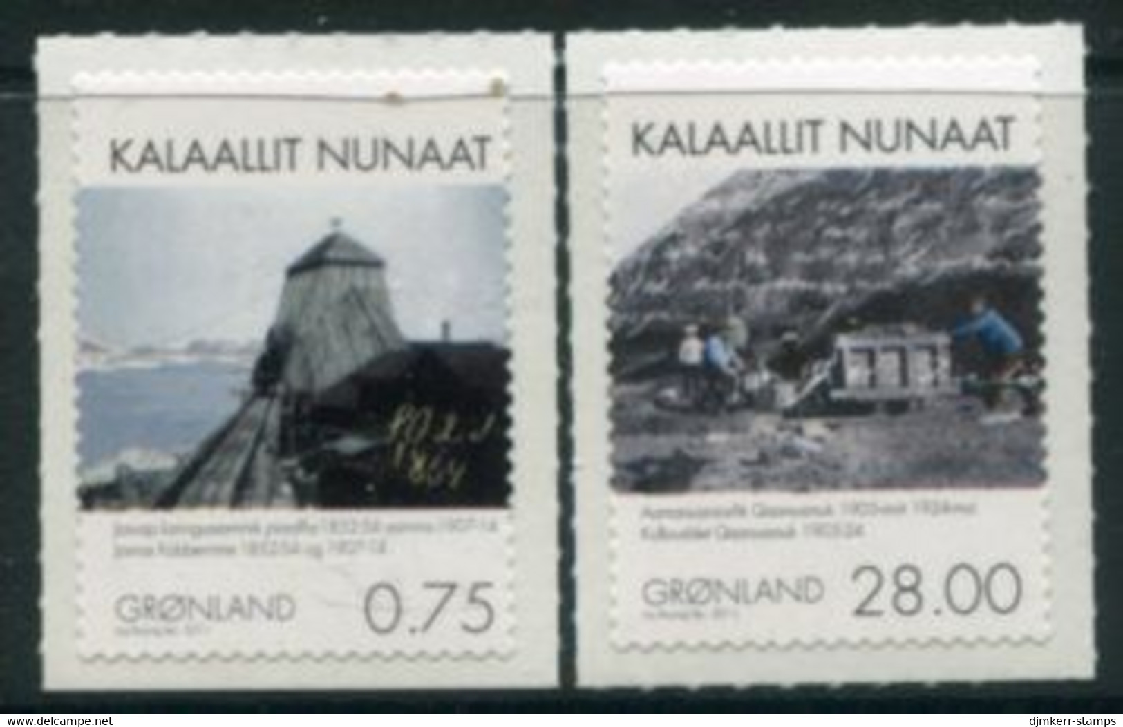 GREENLAND 2011 Mining II MNH / **,  Michel 595-96 - Nuovi