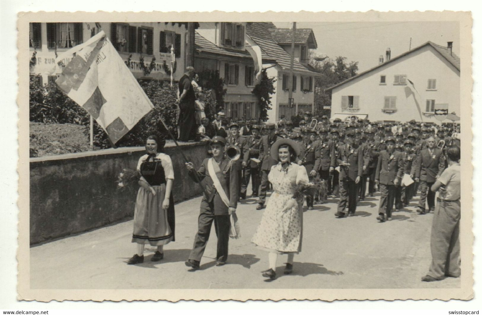 USTER Gasthof Zur Sonne Musik-Fest-Umzug Photo H. Müller Uster - Uster