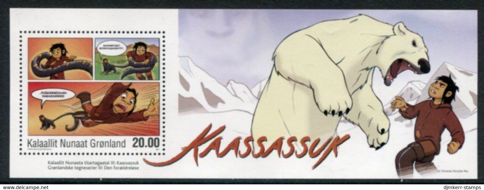 GREENLAND 2011 Comics III Block  MNH / **,  Michel Block 54 - Nuevos