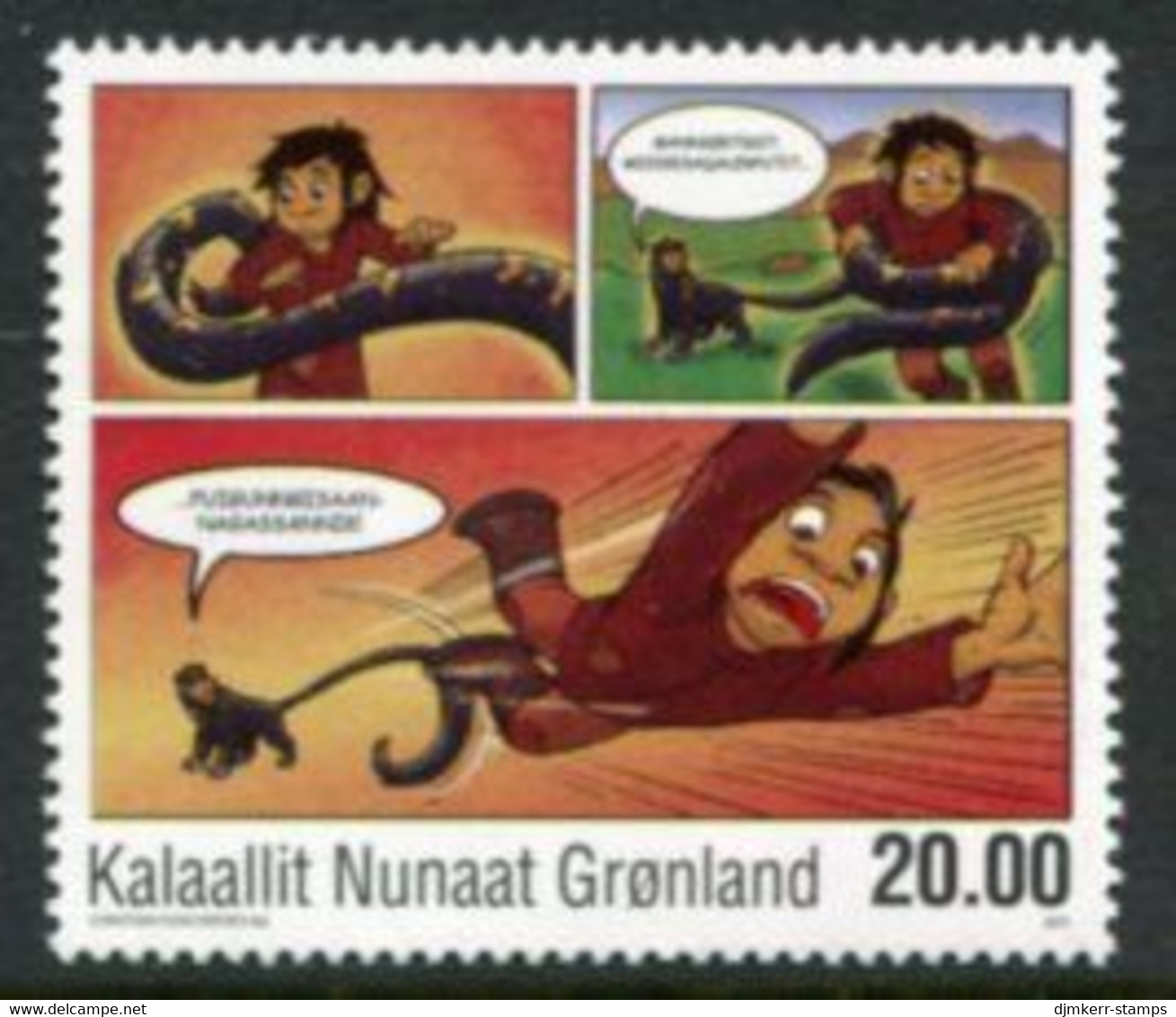 GREENLAND 2011 Comics III   MNH / **,  Michel 589 - Unused Stamps