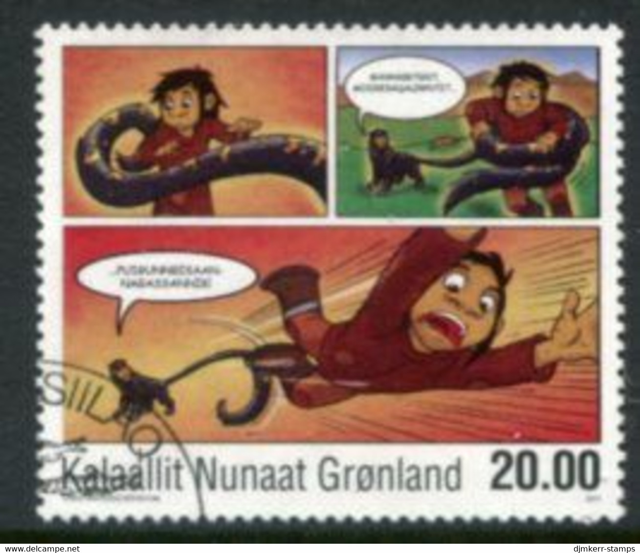 GREENLAND 2011 Comics III   Used,  Michel 589 - Usati