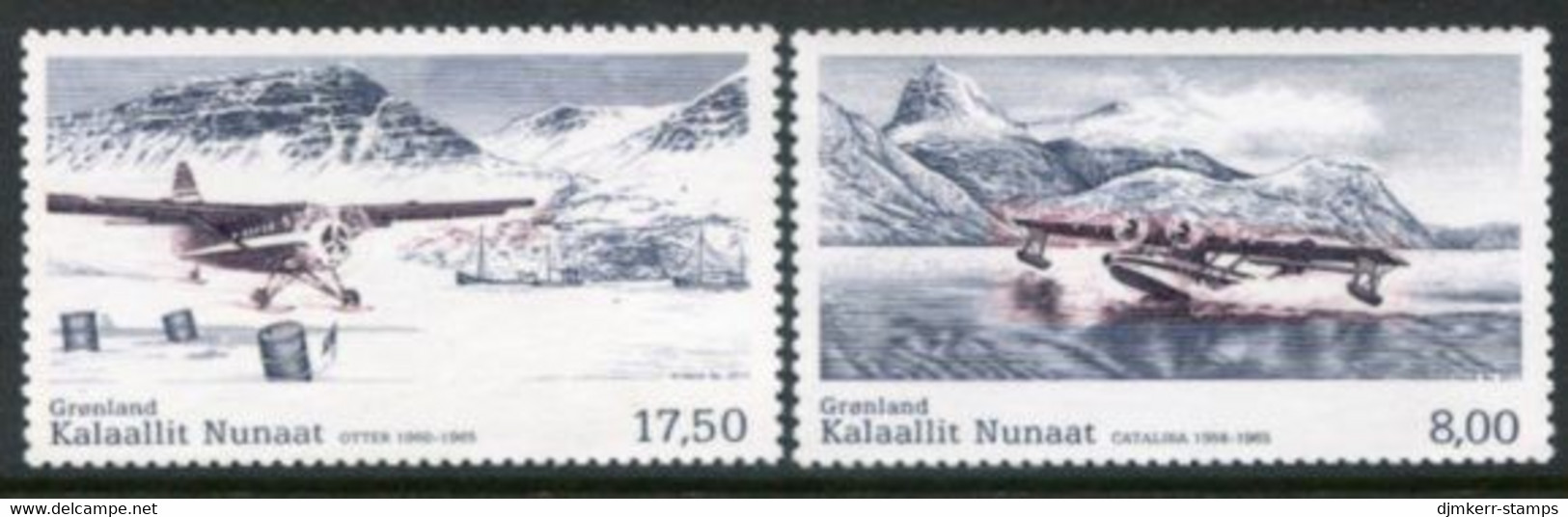 GREENLAND 2011 Civil Aviation I MNH / **,  Michel 587-88 - Ongebruikt