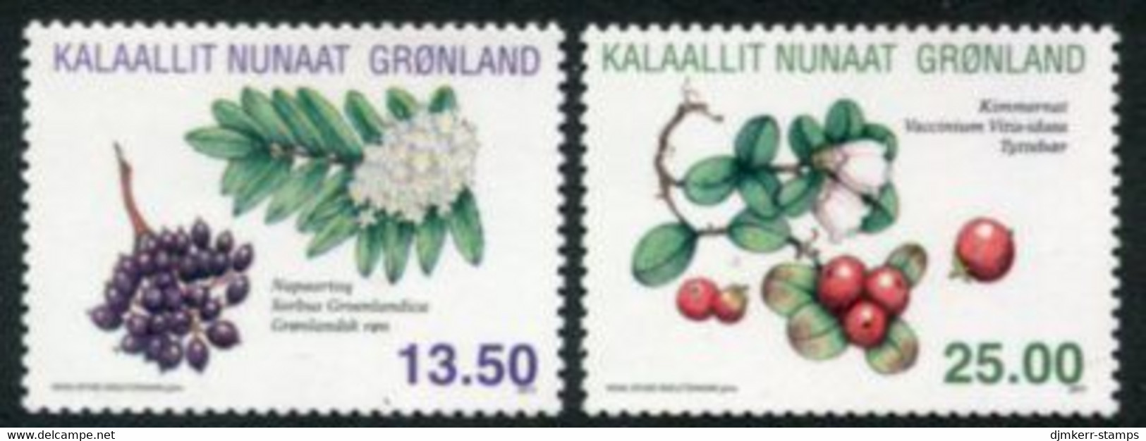 GREENLAND 2011 Herbal Plants  MNH / **  Michel 583-84 - Unused Stamps