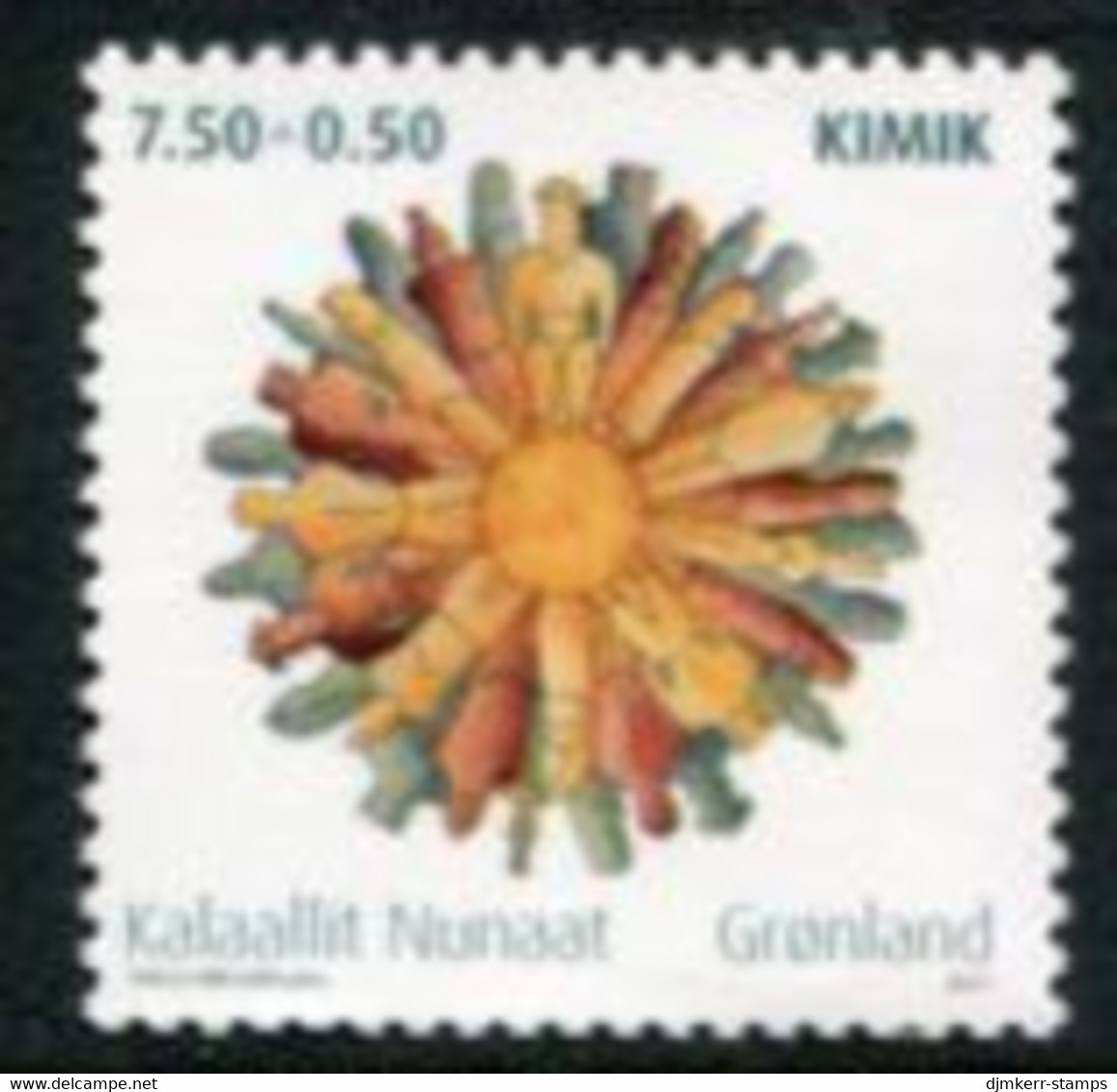 GREENLAND 2011 KIMIK Artists' Collective MNH / **,  Michel 582 - Unused Stamps