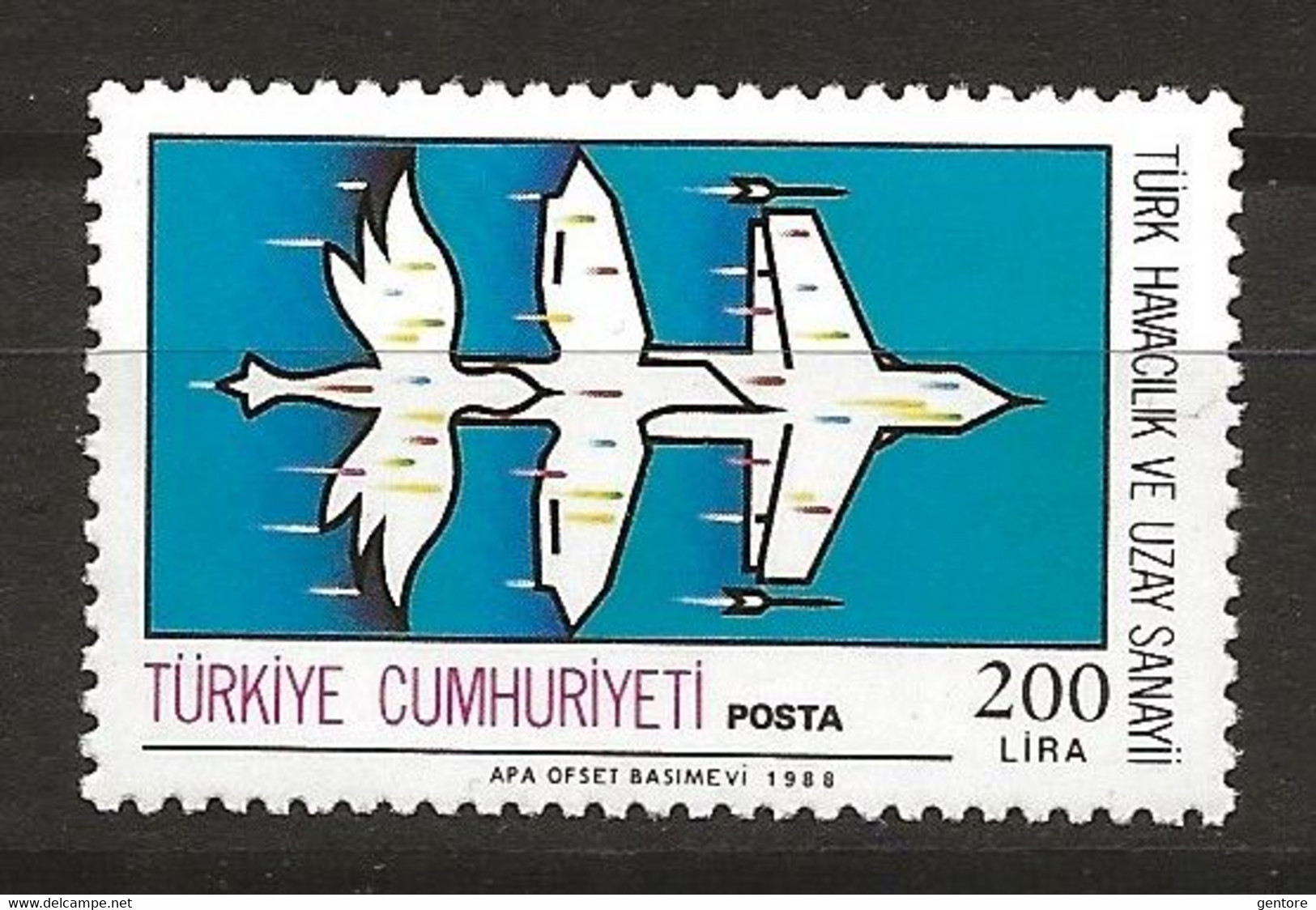 TURKEY 1988 Tusas   Unificato Cat. N° 2588 Absolutely MNH ** - Other & Unclassified
