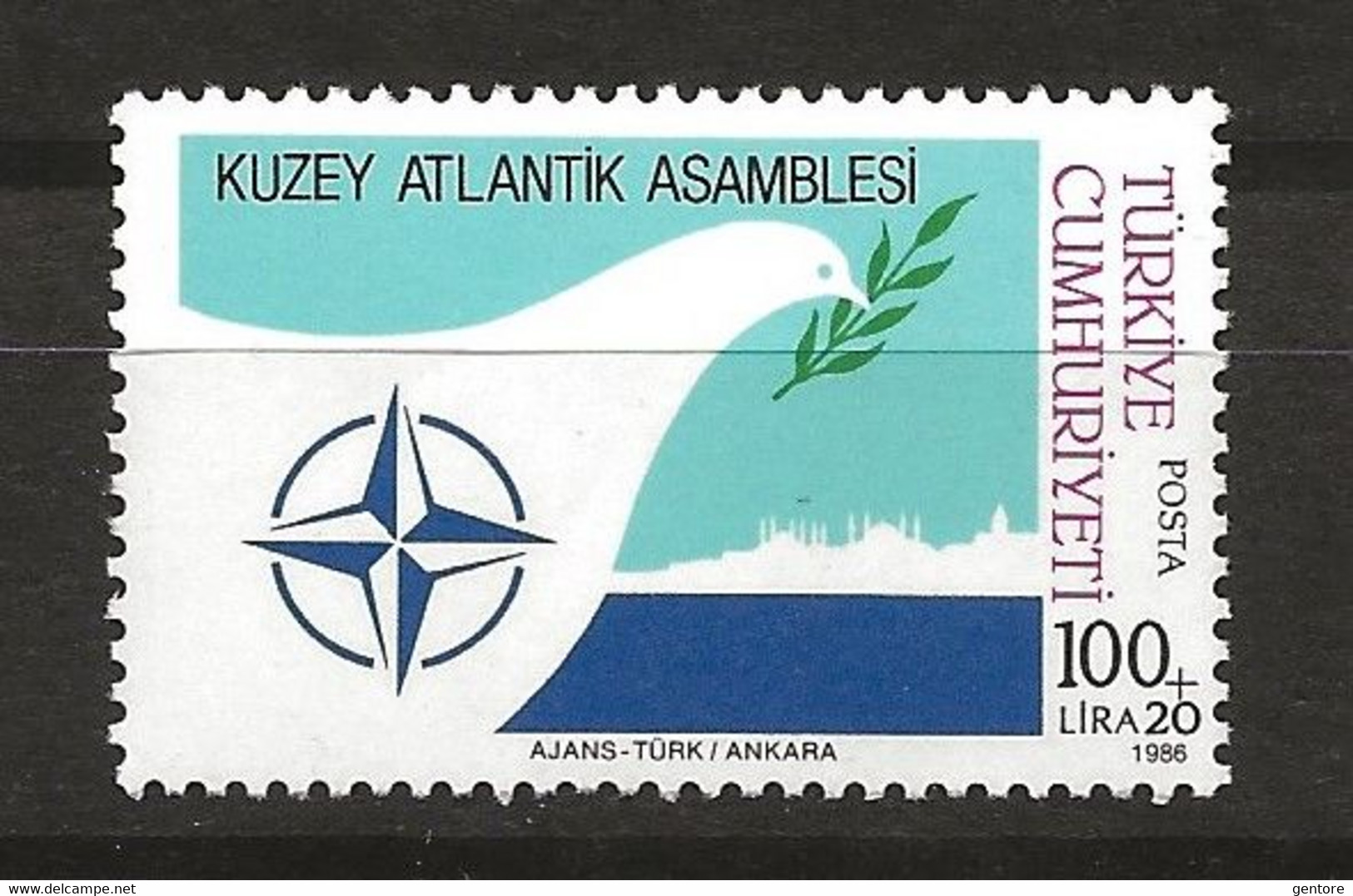 TURKEY 1986 Nato   Unificato Cat. N° 2520 Absolutely MNH ** - Autres & Non Classés