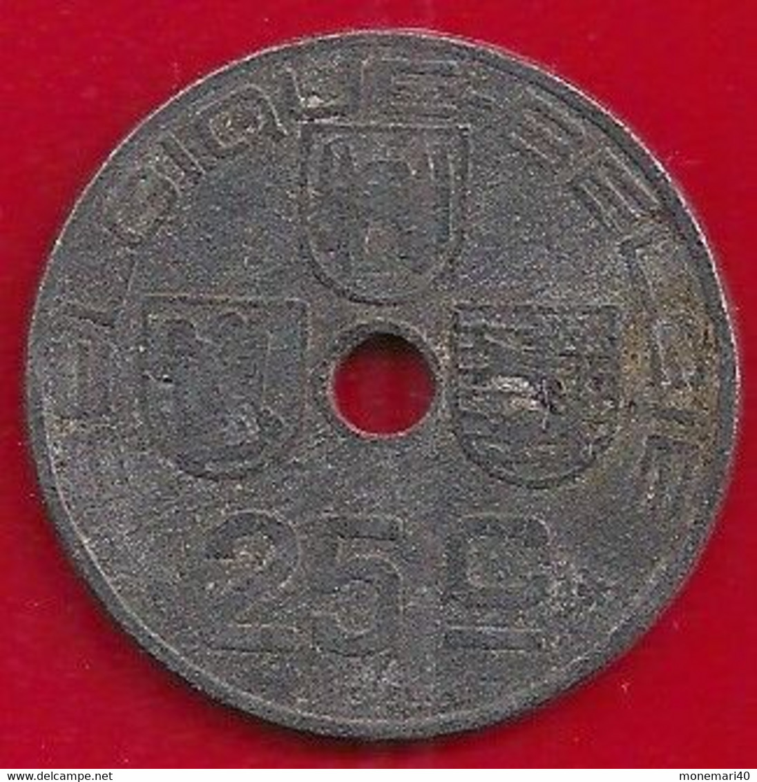 BELGIQUE - 25 CENTIMES - 1942 - 25 Cents