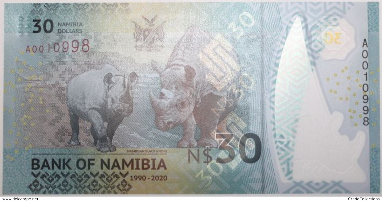 Namibie - 30 Dollars - 2020 - PICK 18a - NEUF - Namibie