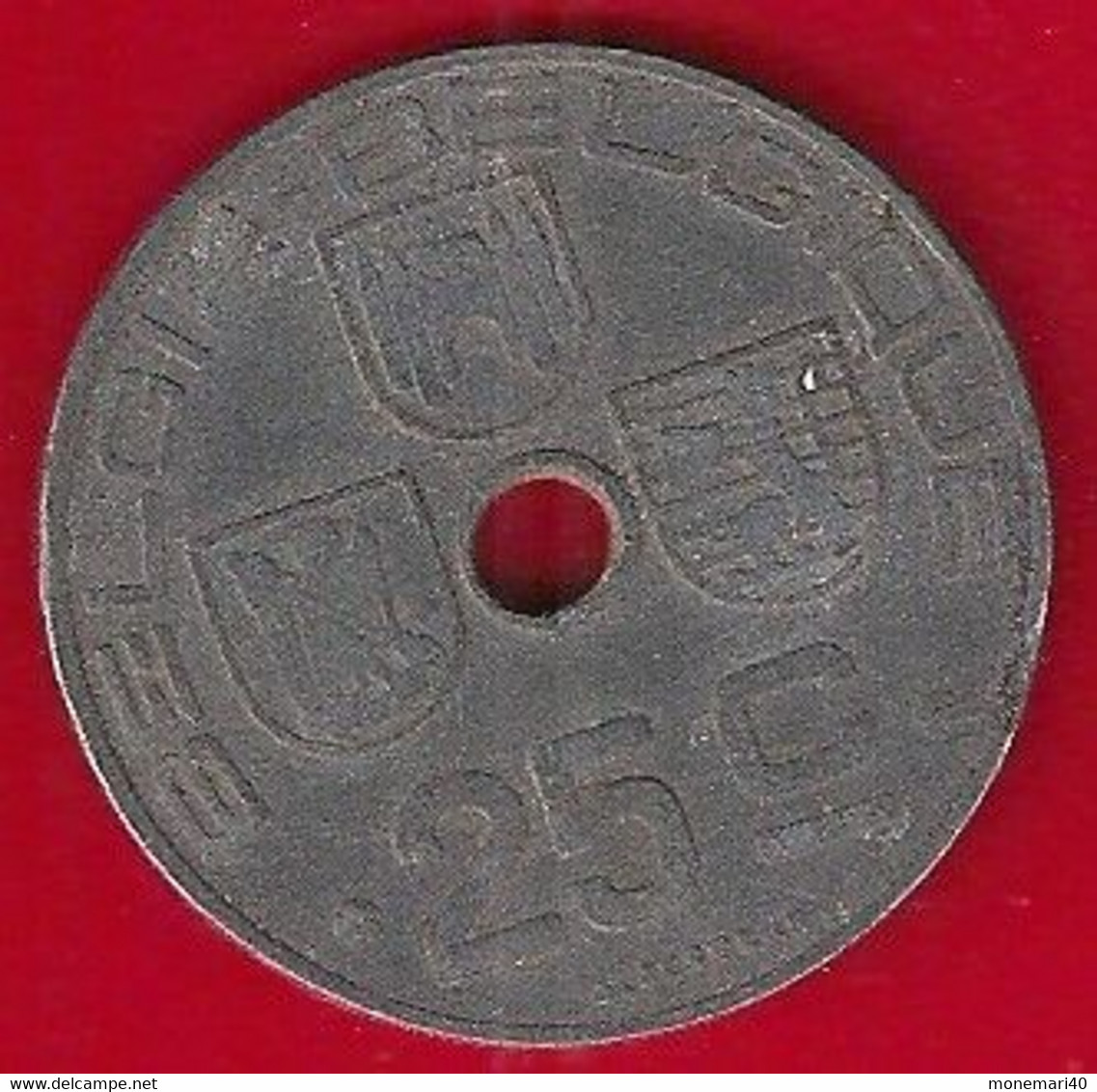 BELGIQUE - 25 CENTIMES - 1945 - 25 Cent