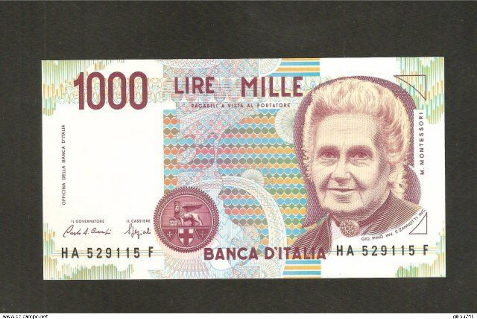 Italie, 1,000 Lire, 1946~2001 Italian Republic - Andere & Zonder Classificatie