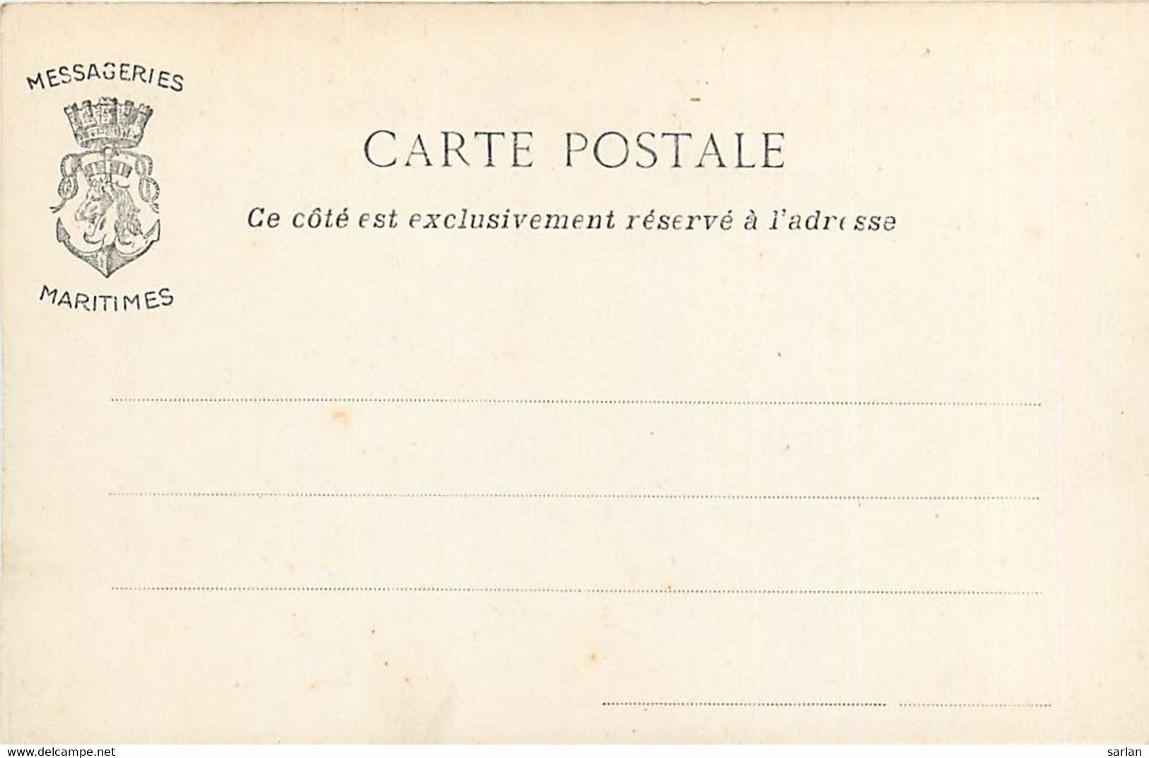 EGYPTE , ALEXANDRIE , Le Canal De Suez , Messageries Maritimes , *  452 74 - Suez