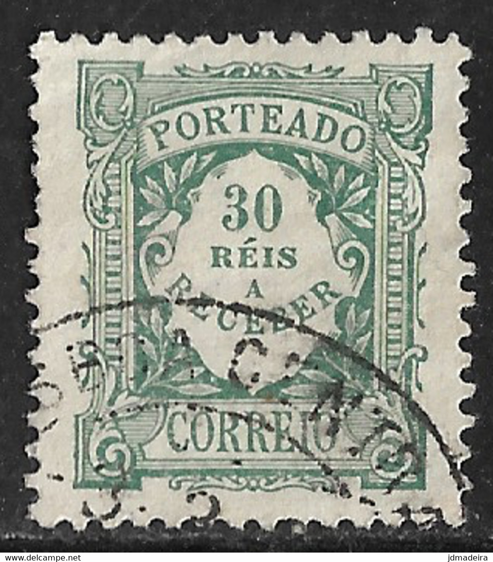 Portugal – 1904 Postage Dues 30 Réis Used Stamp - Usati