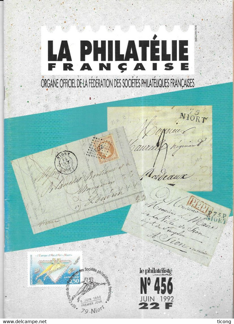 LA PHILATELIE FRANCAISE - COQ ET MARIANNE D ALGER, TOUR DU MONDE PAR COSTE ET LE BRIX, PECHE A LA MORUE A TERRE NEUVE... - Français (àpd. 1941)