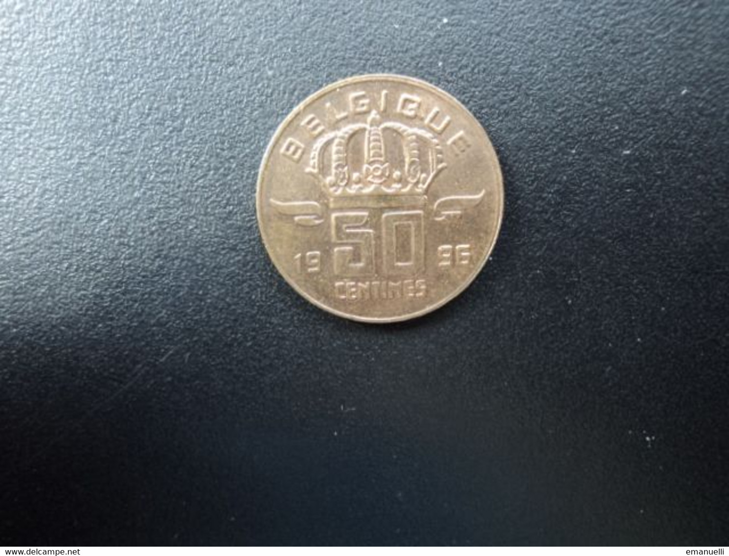 BELGIQUE * : 50 CENTIMES   1996      KM 148.1      SUP - 50 Centimes