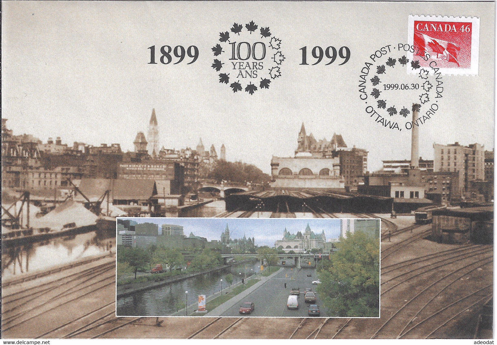 CANADA 1998 COMMEMORATIVE COVER OTTAWA - HerdenkingsOmslagen