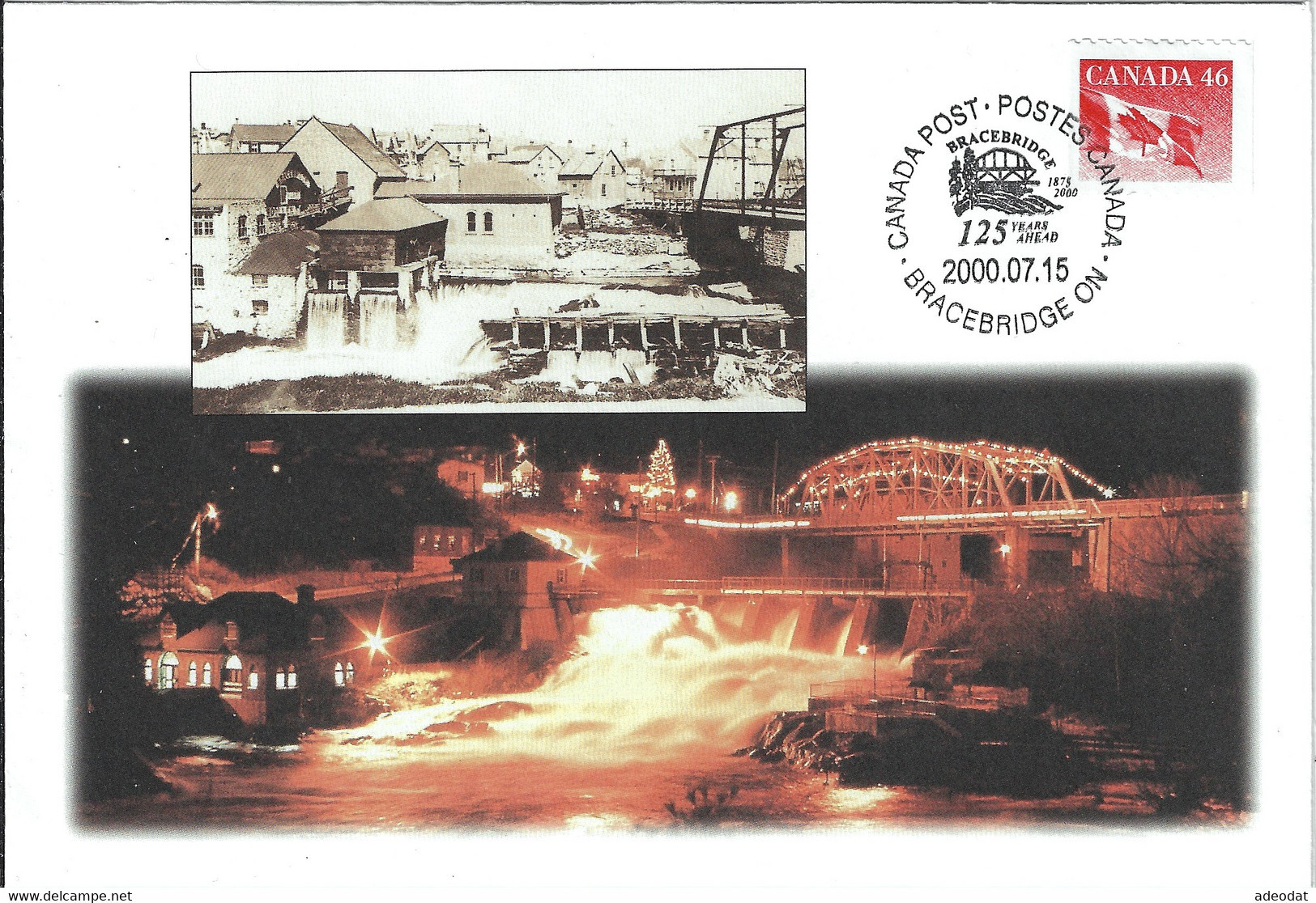 CANADA 2000 Commemorative BRACEBRIDGE, ONTARIO - HerdenkingsOmslagen