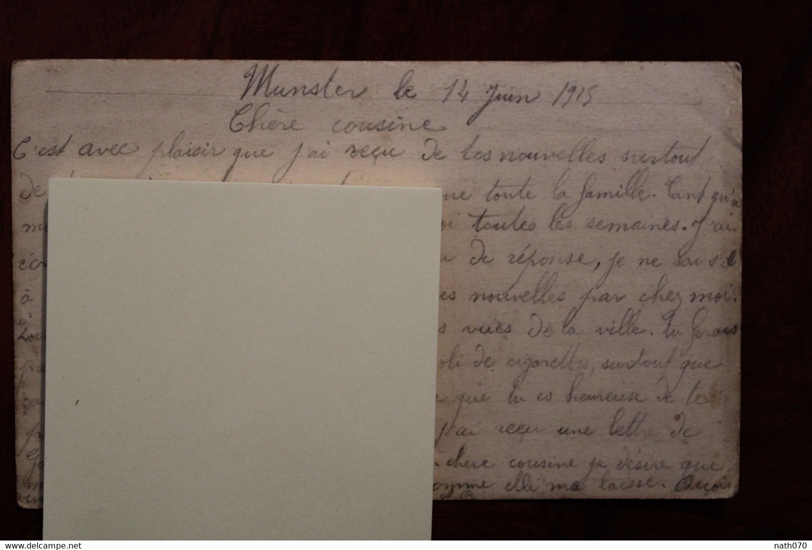 1915 KRIEGSGEFANGENEN POST Läger Münster Nach ORAN Algérie France Algerien Cover WW1 WK1 Censure - Cartas & Documentos