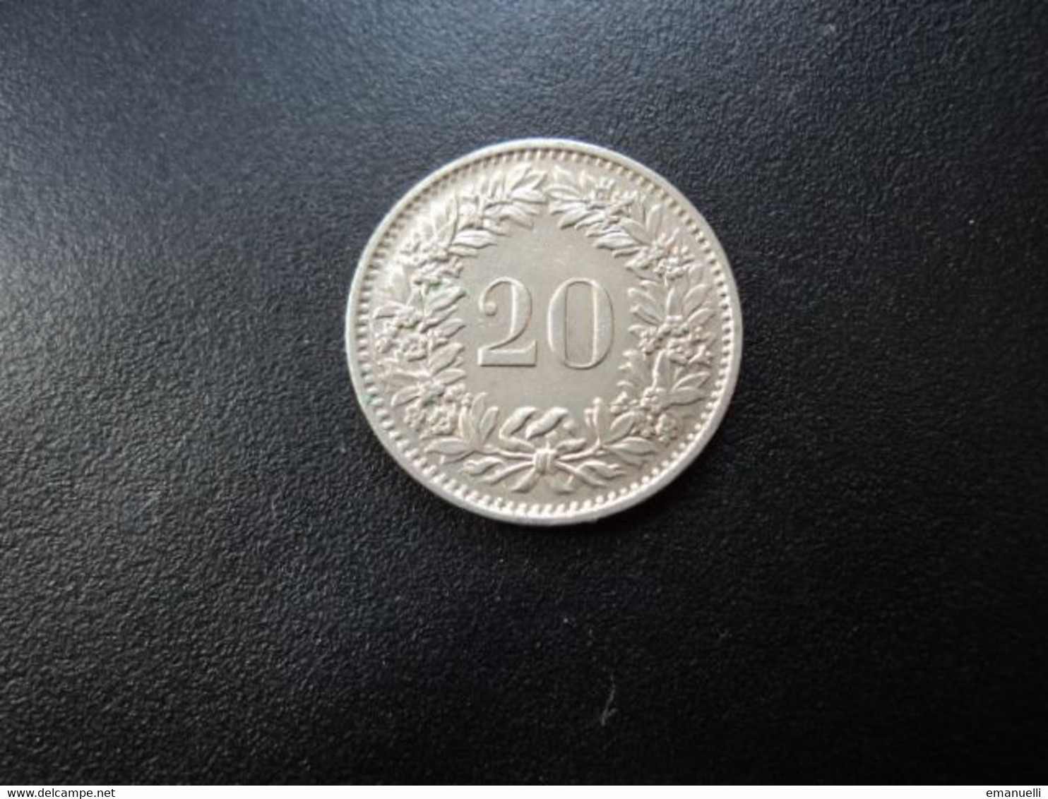 SUISSE : 20 RAPPEN   1970       KM 29a         SUP - 20 Centimes / Rappen