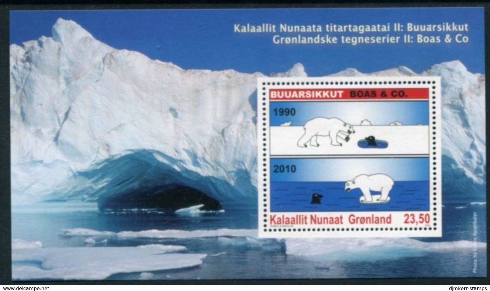 GREENLAND 2010 Comics II Block MNH / **,  Michel Block 50 - Blokken