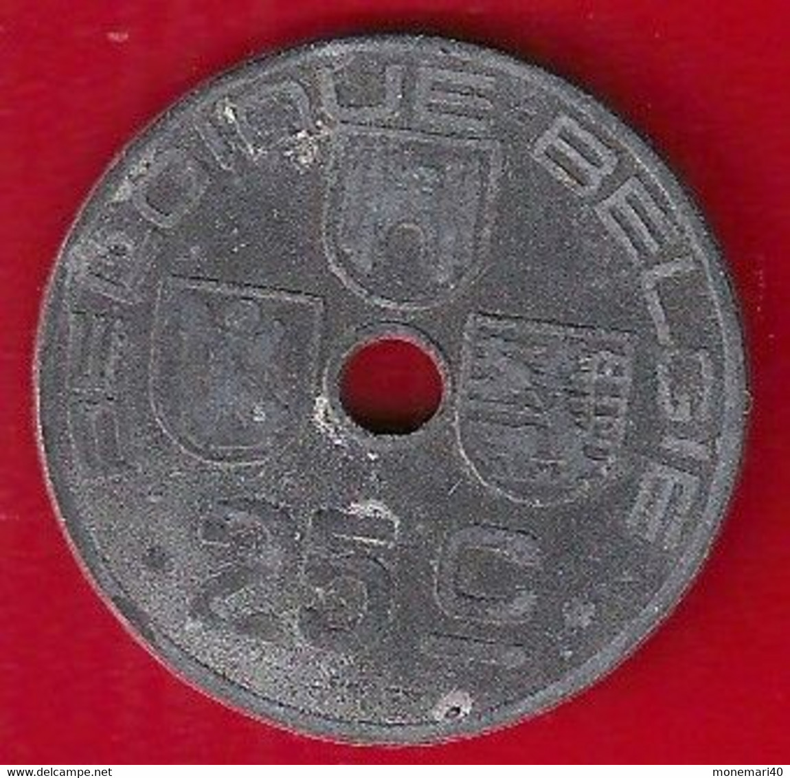 BELGIQUE - 25 CENTIMES - 1943 - 25 Cent