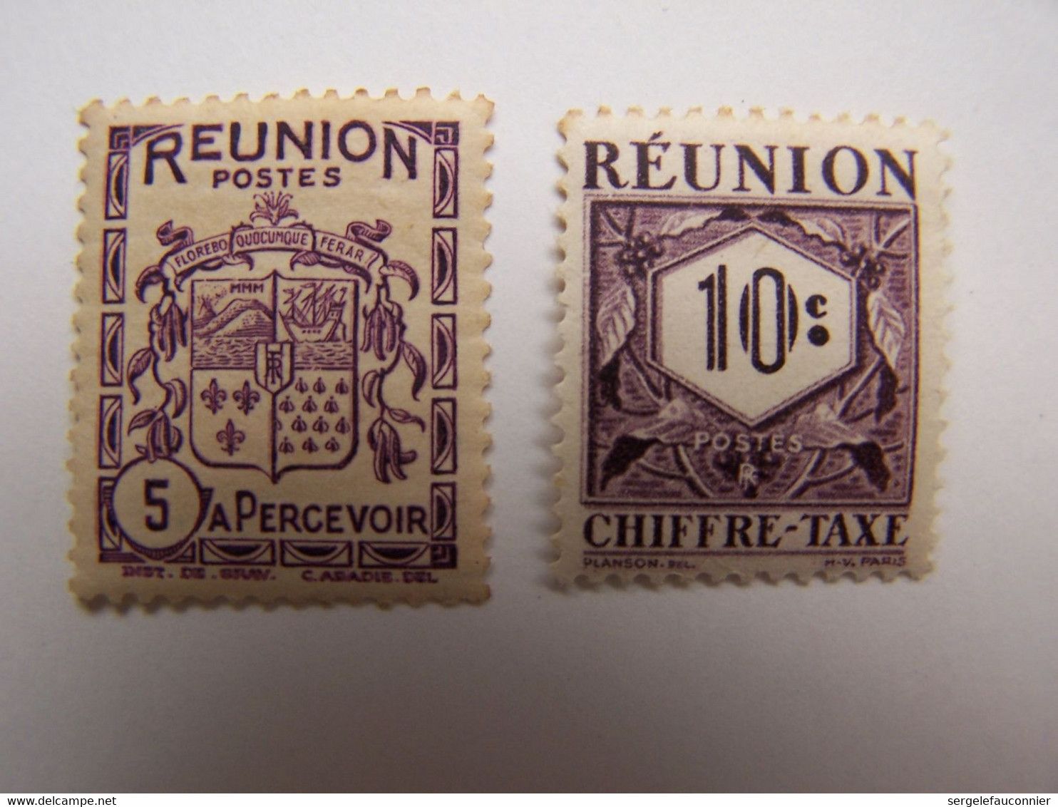 France Réunion 1852-1948 Neufs  Timbres Taxes - Timbres-taxe