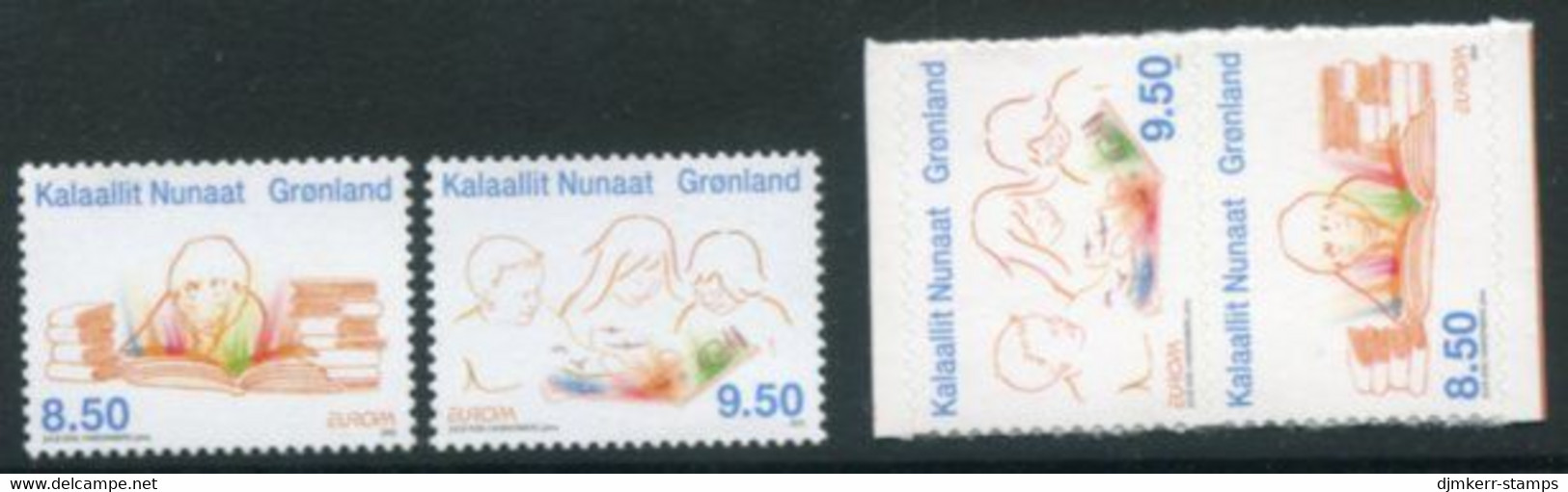 GREENLAND 2010 Europa: Children's Books MNH / **,  Michel 554-57 - Unused Stamps