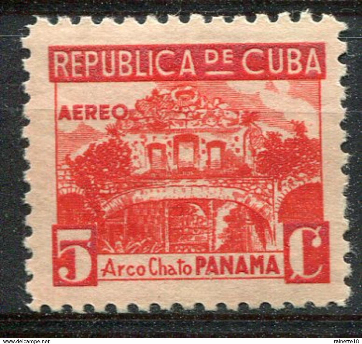 Cuba           PA   24  *   Très Legère Charnière - Luchtpost