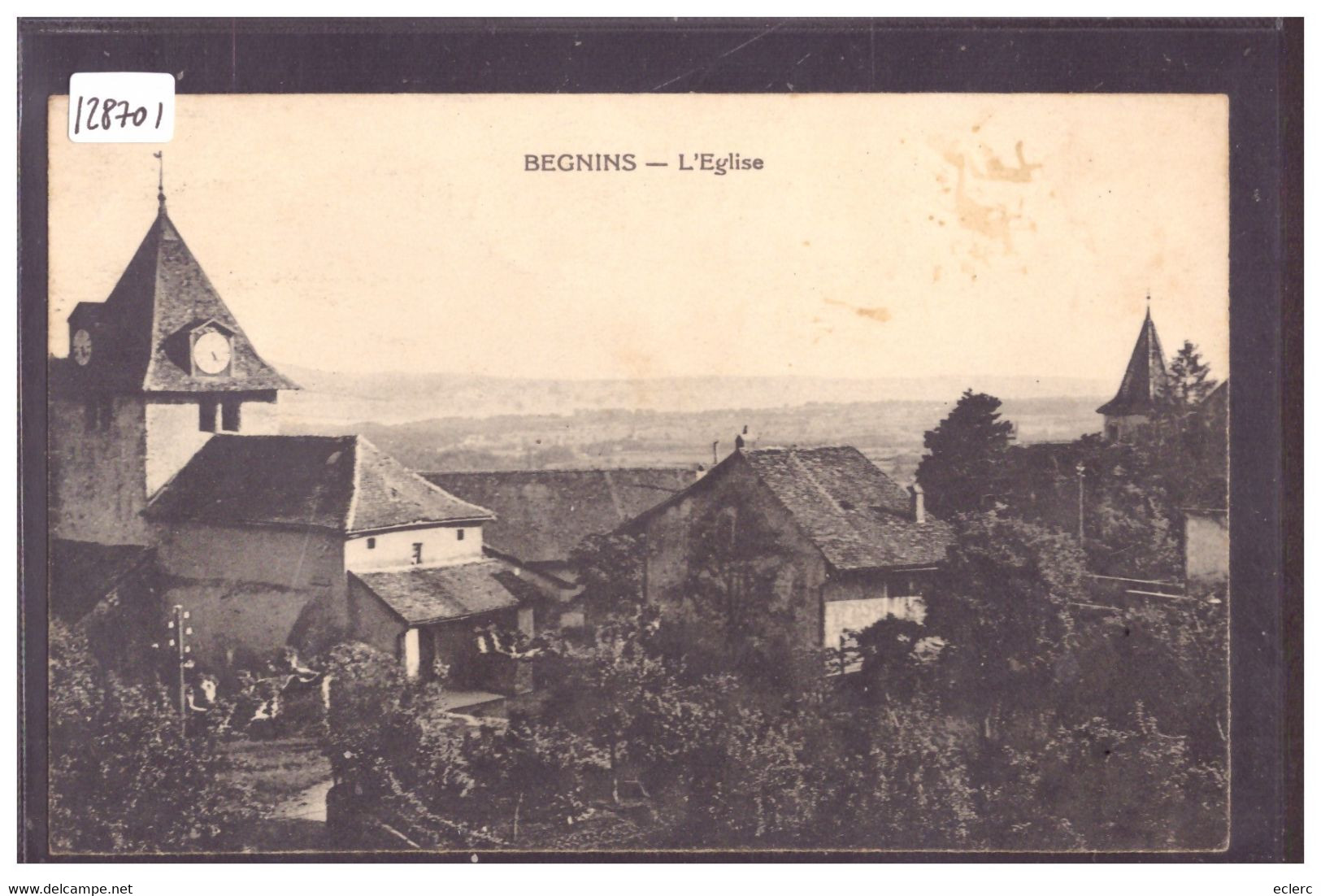 DISTRICT DE NYON - BEGNINS - L'EGLISE - TB - Begnins