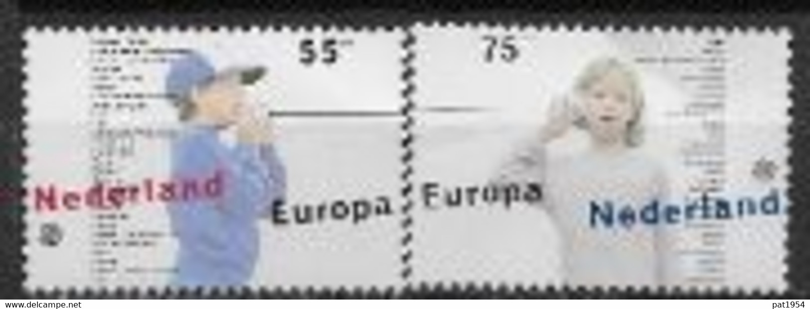 Pays Bas 1989 N° 1334/1335 Neufs Europa Jeux D'enfants - 1989