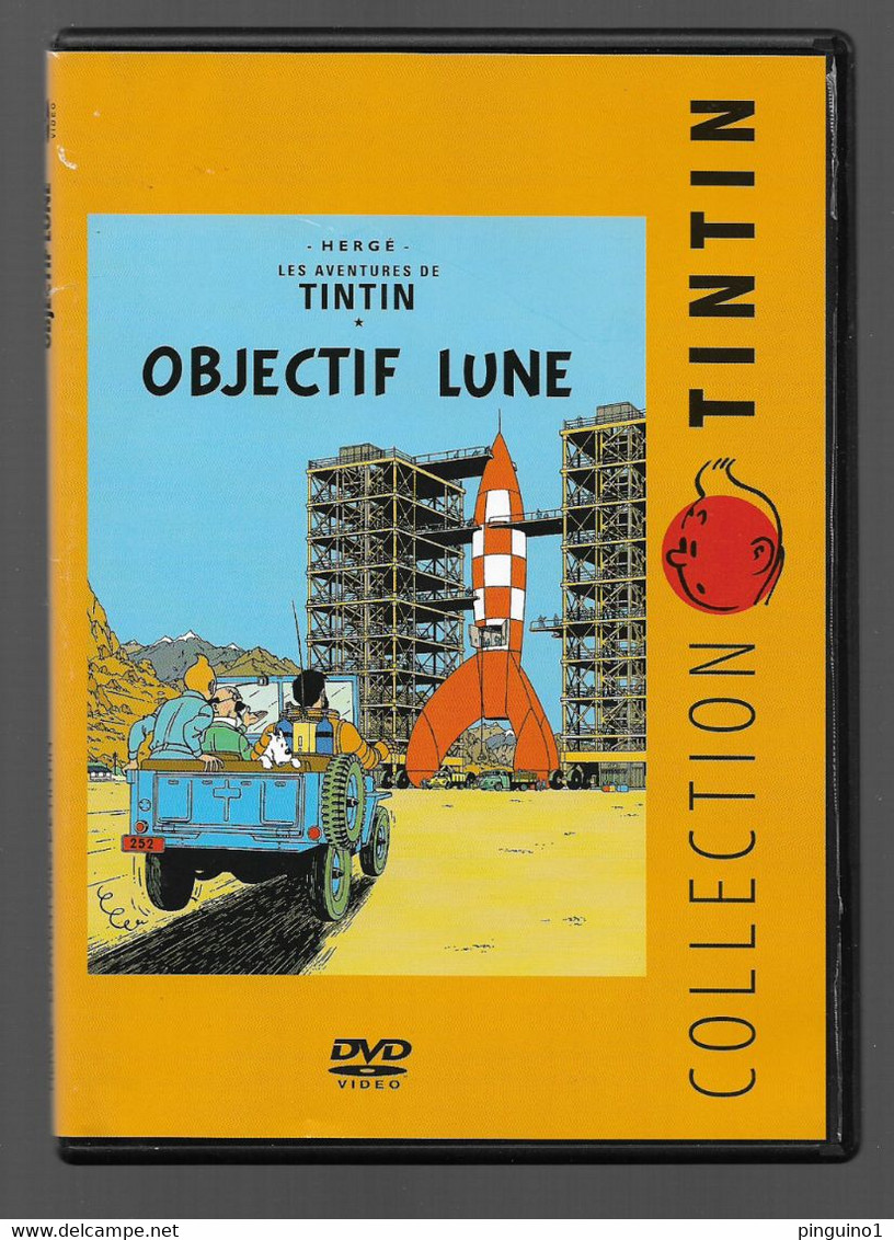 DVD Tintin  Objectif Lune - Dessin Animé