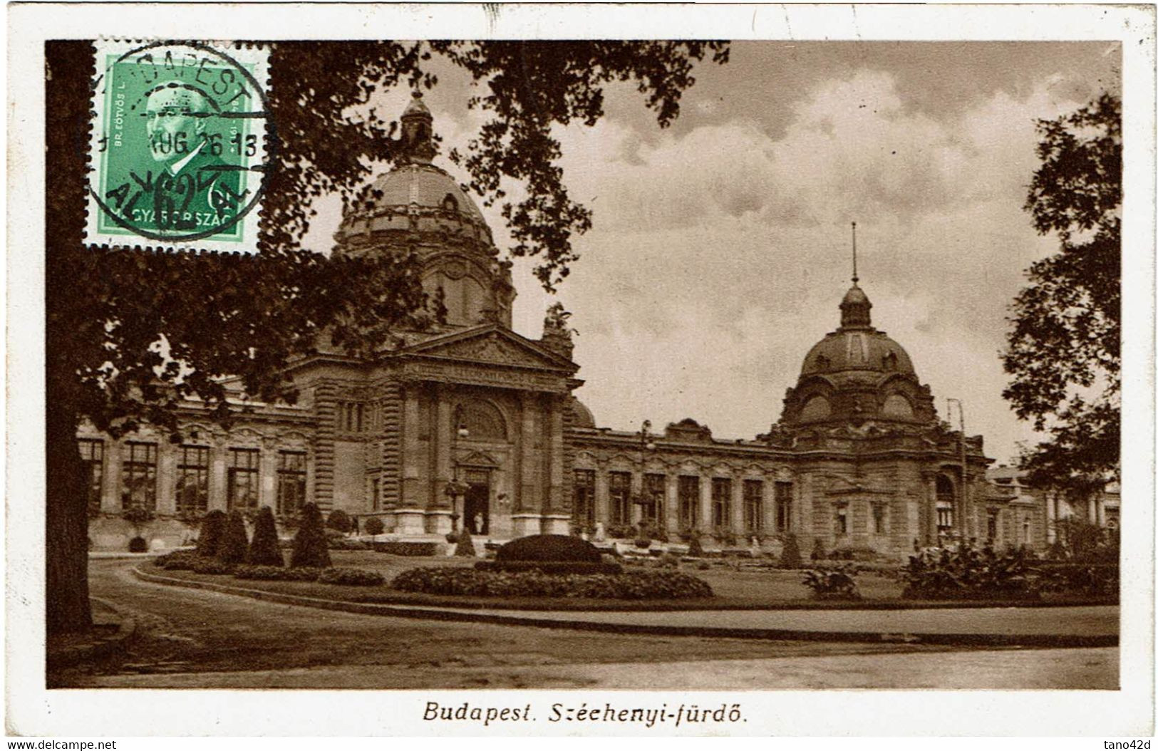 CTN67/ETR - HONGRIE CARTE POSTALE  CIRCULEE BUDAPEST / BOULOGNE S-SEINE - Marcophilie