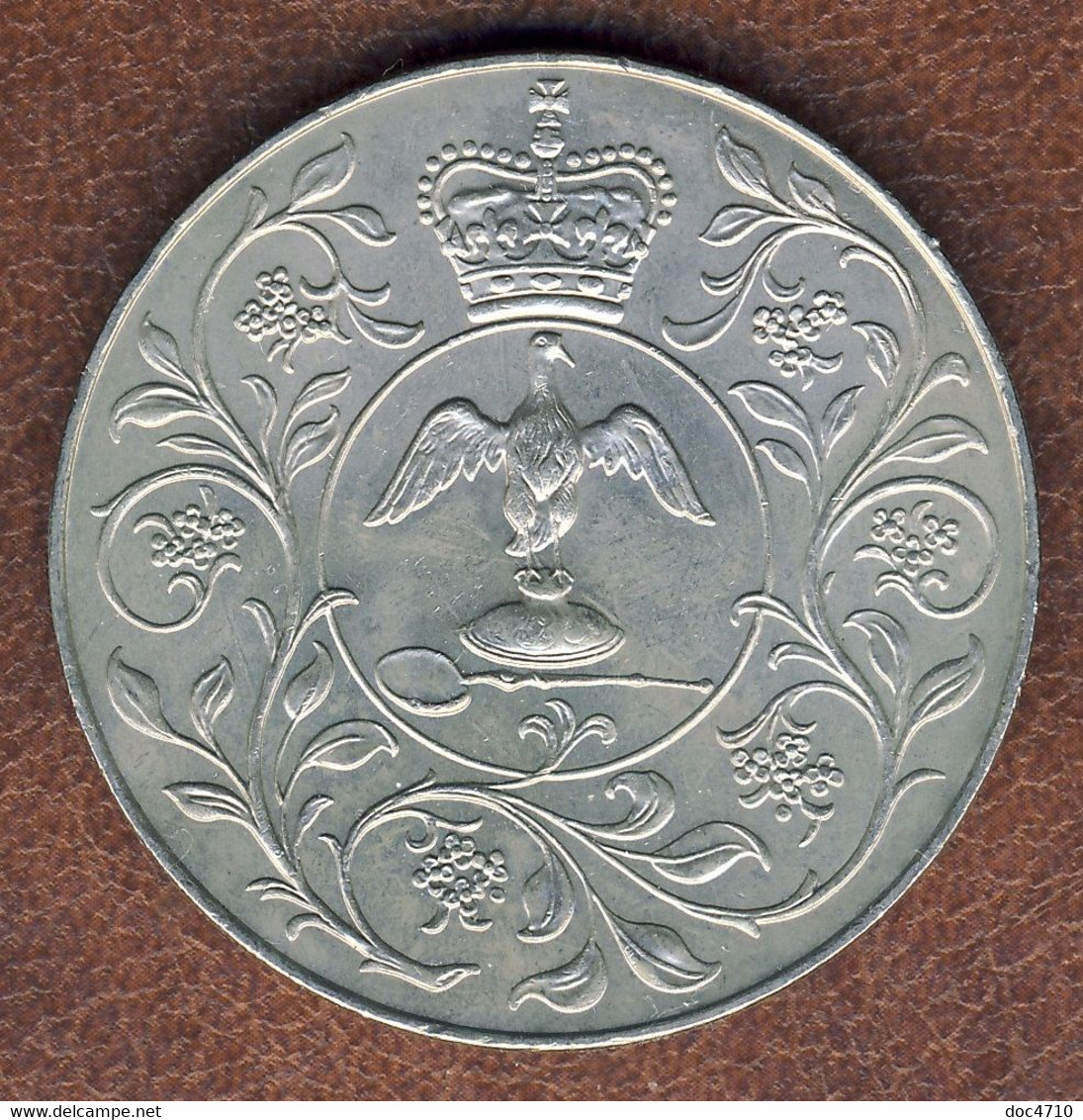 Great Britain 25 New Pence 1977, Silver Jubilee Of Reign, KM#920, XF - 50 Pence