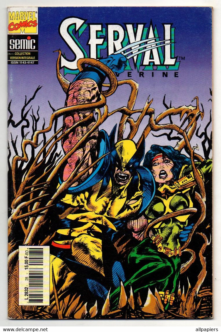 Comics Serval Wolverine N°28 Le Manipulateur Par Larry Hama - Il Manque La Douleur...par Stan Lee De 1992 - Volverine