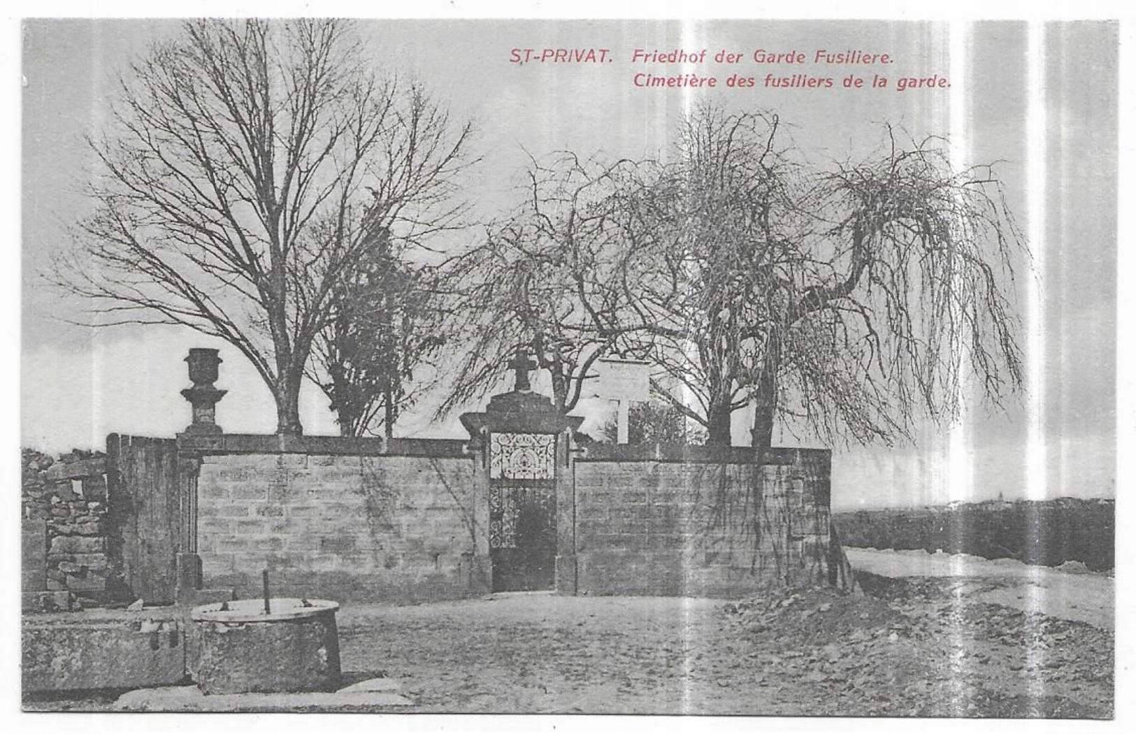 Saint Privat Friedhof Der Garde Fusilliere Cimetière Des Fusillers De La Garde (2) - Altri & Non Classificati