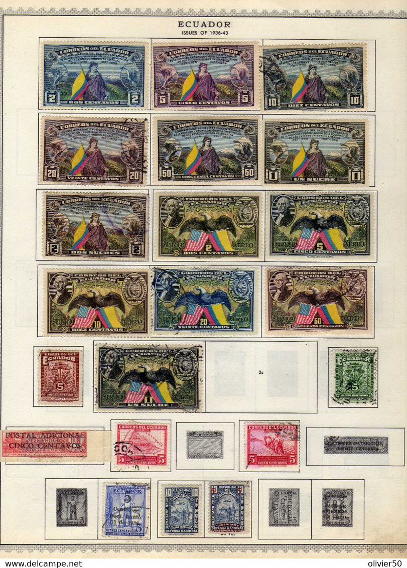 Equateur (1936-43 ) -   Etats-Unis -   - Poste Et P A  -  Neufs* - Et Oblit - Ecuador