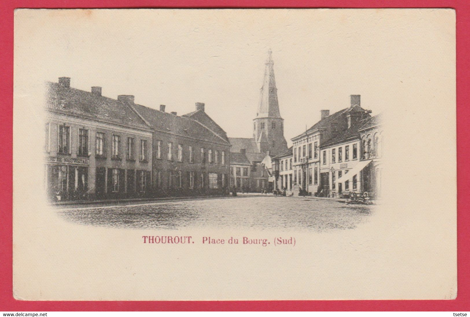 Torhout / Thourout - Place Du Bourg ( Sud ) - 1902 ( Verso Zien ) - Torhout